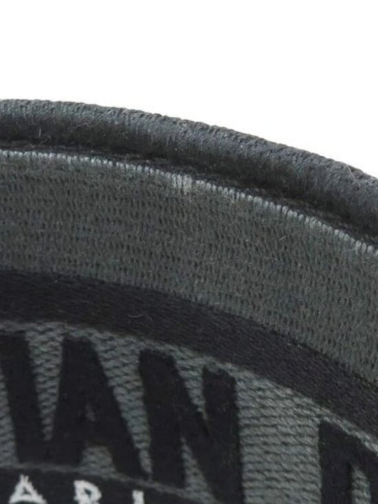 Auth Christian Dior Leopard Head Band Black/Gray Canvas - h32080a main image 10